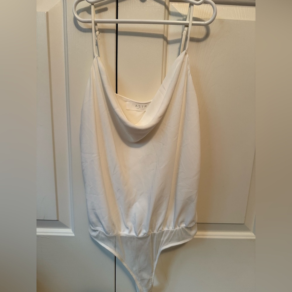 ASTR The Label White Bodysuit